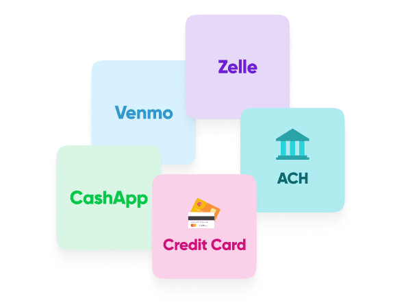 Multiple Payment Methods Including Venmo Zelle and CashApp Rent-Collection-on-Your-Terms
