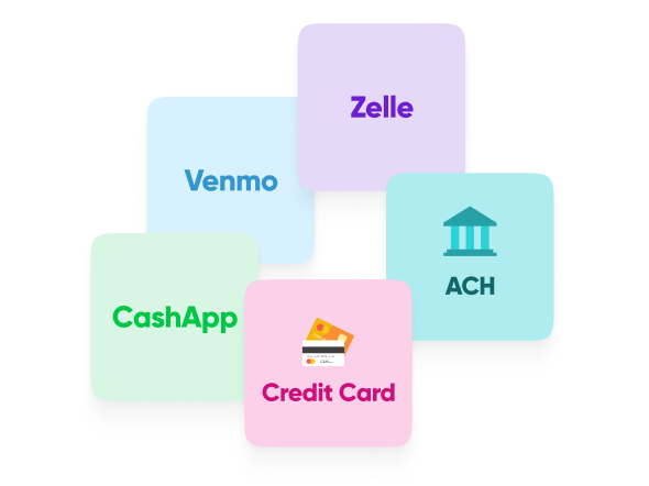 Multiple Payment Methods Including Venmo Zelle and CashApp Rent-Collection-on-Your-Terms